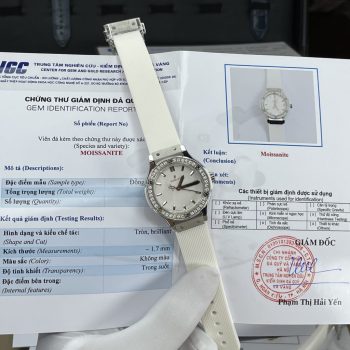 Đồng hồ Hublot nữ độ kim cương moissanite