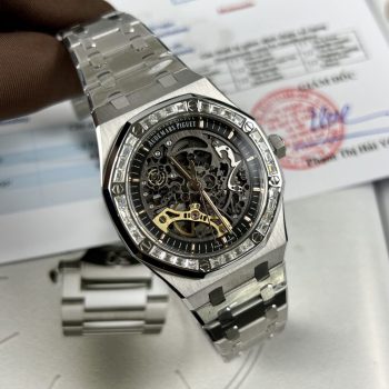 Đồng Hồ Audemars Piguet Royal Oak Độ Kim Cương Moissanite