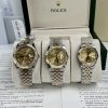 Đồng Hồ Bọc Vàng Rolex DateJust Demi Gold Mặt Vàng