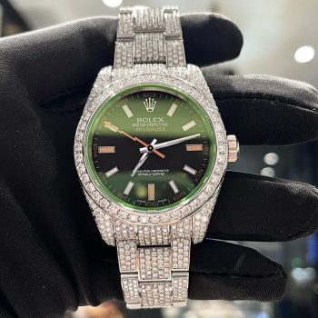 Đồng hồ chế tác full kim cương Rolex Rep 11