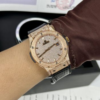 Đồng Hồ Chế Tác Kim Cương Hublot Nam