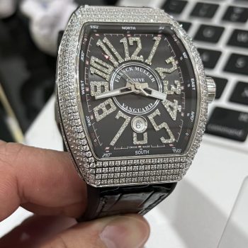 Đồng hồ Franck Muller nam dây cao su màu đen