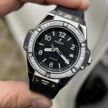 Đồng Hồ Hublot Big Bang One Click Màu Đen Đính Đá