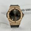 Đồng Hồ Hublot Classic Fusion King Gold Gray Dial Độ Kim Cương
