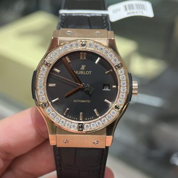 Đồng hồ Hublot Classic Fusion King Gold màu đen