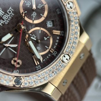 Đồng Hồ Hublot Độ Kim Cương Moissanite
