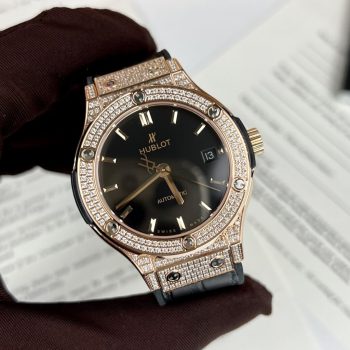 Đồng Hồ Hublot Nữ Đính Đá Classic Fusion Replica Cao Cấp