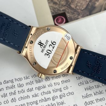 Đồng Hồ Hublot Nữ Màu Xanh Classic Fusion King Gold