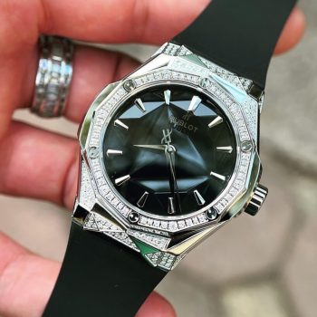 Đồng Hồ Hublot Orlinski Titanium Diamond Demi Fake cao cấp nhất