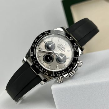 Đồng Hồ Nam Rolex Daytona 116519LN Dây Cao Su Mặt Xám
