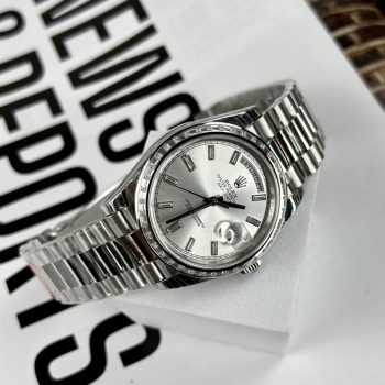 Đồng Hồ Nam Rolex Đính Đá Day-Date Fake 11