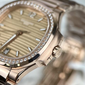 Đồng Hồ Nữ Patek Philippe Nautilus 7118 Rep 11 Bọc Vàng Hồng