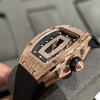 Đồng Hồ Nữ Richard Mille RM007 Độ Kim Cương Moissanite