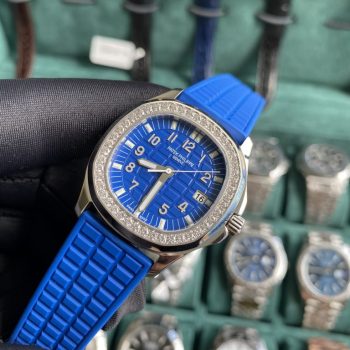 Đồng Hồ Patek Philippe Aquanaut 5067A Nữ Siêu Cấp Màu Xanh
