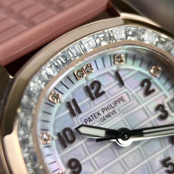 Đồng Hồ Patek Philippe Aquanaut 5072R Replica Bọc Vàng Độ Kim Cương