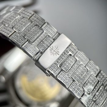 Đồng Hồ Patek Philippe Đính Đá Dây Kim Loại