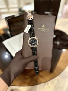 Đồng Hồ Patek Philippe Grand Complications 6104R-001 Bọc Vàng 18K Replica 11