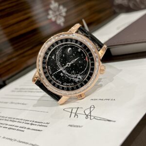 Đồng Hồ Patek Philippe Grand Complications 6104R-001 Bọc Vàng Độ Kim Cương