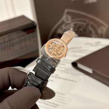 Đồng Hồ Patek Philippe Rep 11 Dây Da Màu Đen