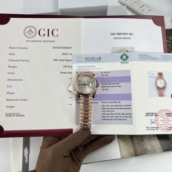 Đồng Hồ Rolex Bọc Vàng 18K Day-Date Rep 11 Vip Hong Kong Best Quality 40mm