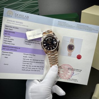 Đồng Hồ Rolex bọc vàng thật Mặt Số Eisenkiesel