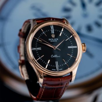 Đồng Hồ Rolex Cellini 50505 Rep 11 Cao Cấp Nhất Dây Da