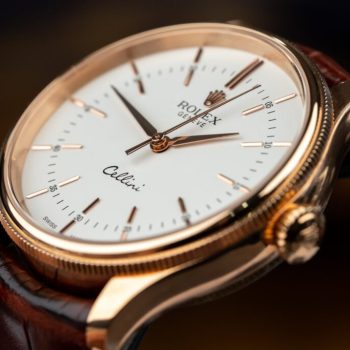 Đồng Hồ Rolex Cellini Rep 11 Thụy Sỹ Nam Mặt Số Trắng