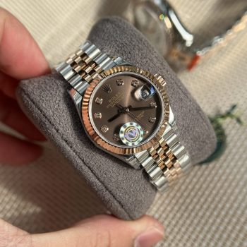 Đồng Hồ Rolex DateJust Chocolate Nữ Super Fake 11 Máy Thụy Sỹ TW 31mm