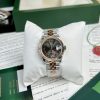 Đồng Hồ Rolex DateJust Fake Cao Cấp Nữ Demi Mặt Xám