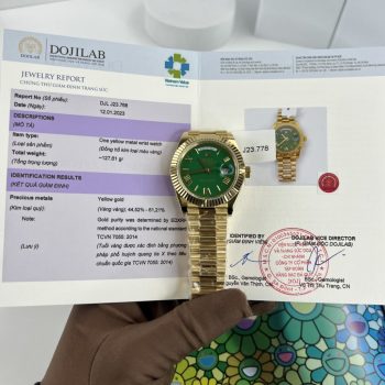 Đồng Hồ Rolex Day-Date Nam Bọc Vàng Thật