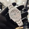 Đồng hồ Rolex độ full kim cương moissanite
