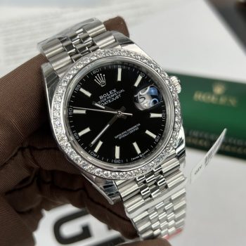 Đồng Hồ Rolex Độ Kim Cương Moissanite