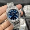 Đồng hồ Rolex nam dây kim loại đính full kim cương