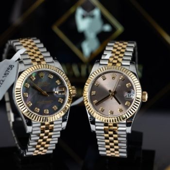 Đồng Hồ Rolex Nữ Bọc Vàng Thật DateJust Julibee Demi Gold GM Factory 31mm