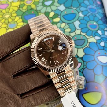 Đồng Hồ Rolex Rep 11 Day-Date Bọc Vàng Hồng